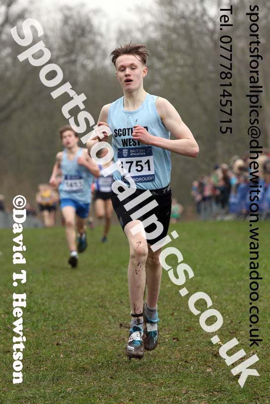Boys under-15s Inter Counties Cross Country, Prestwold Hall, Loughborough. Photo: David T. Hewitson/Sports for All Pics